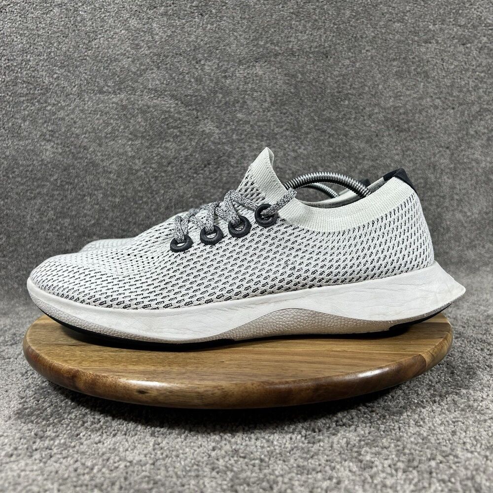 Allbirds Tree Dasher TD Mens Size 12.5 White Knit Athletic Running Shoes Used - Picture 5 of 11